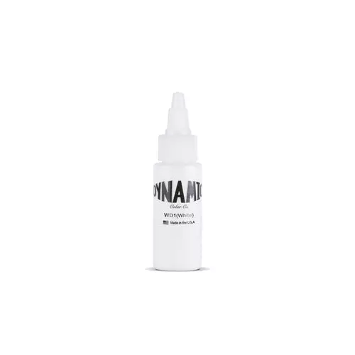 Dynamic White Tattoo Ink Bottle 8oz