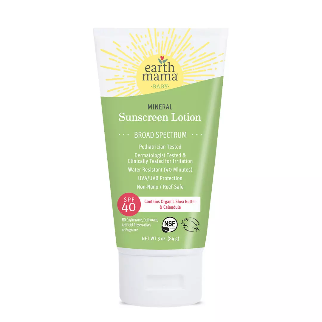 Earth Mama Baby Mineral Sunscreen Lotion