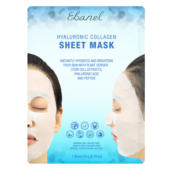 Ebanel Hyaluronic Collagen Face Mask – Pack Of 10