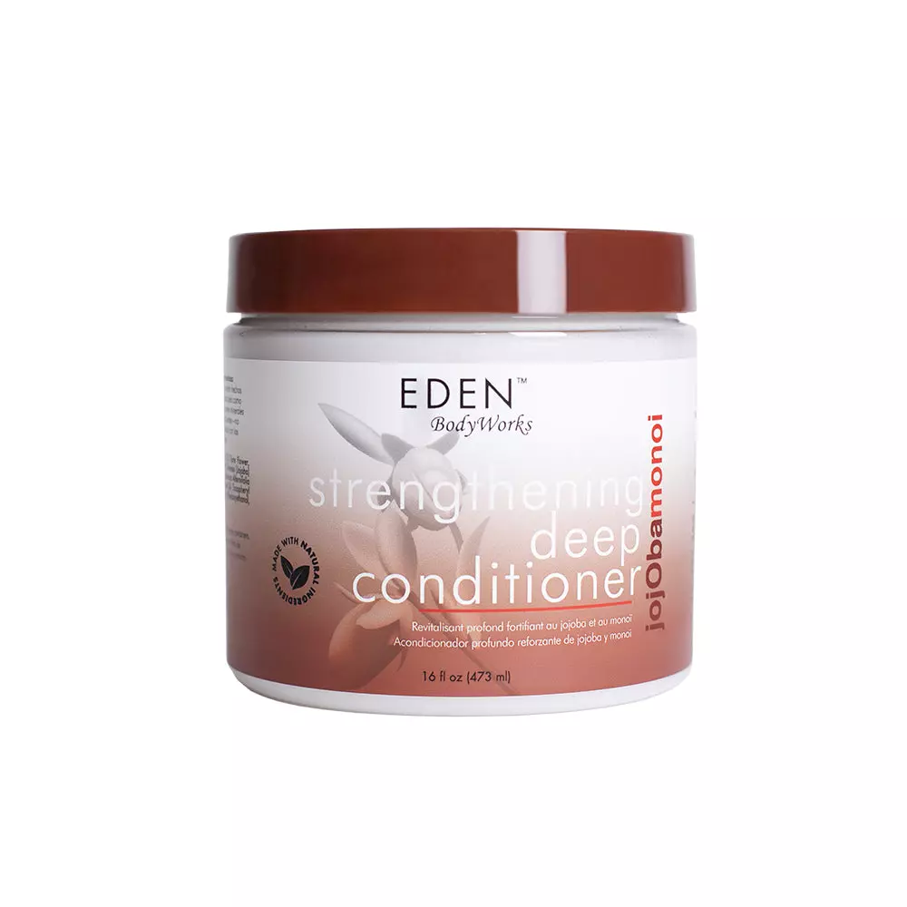 EDEN BodyWorks JoJoba Monoi Deep Conditioner | 16 oz | Moisturize, Soften & Repair Hair - Packaging May Vary