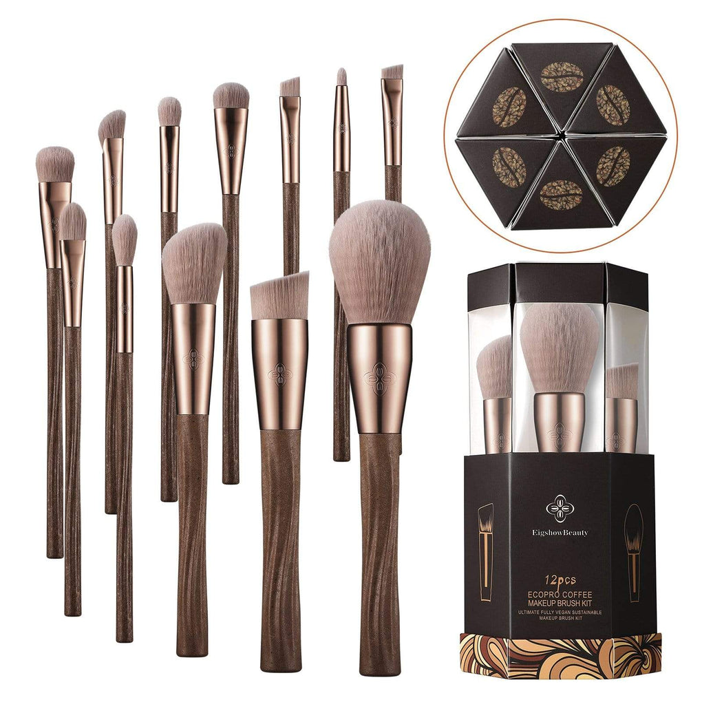 Eigshow Ecopro Coffee Makeup Brush Kit