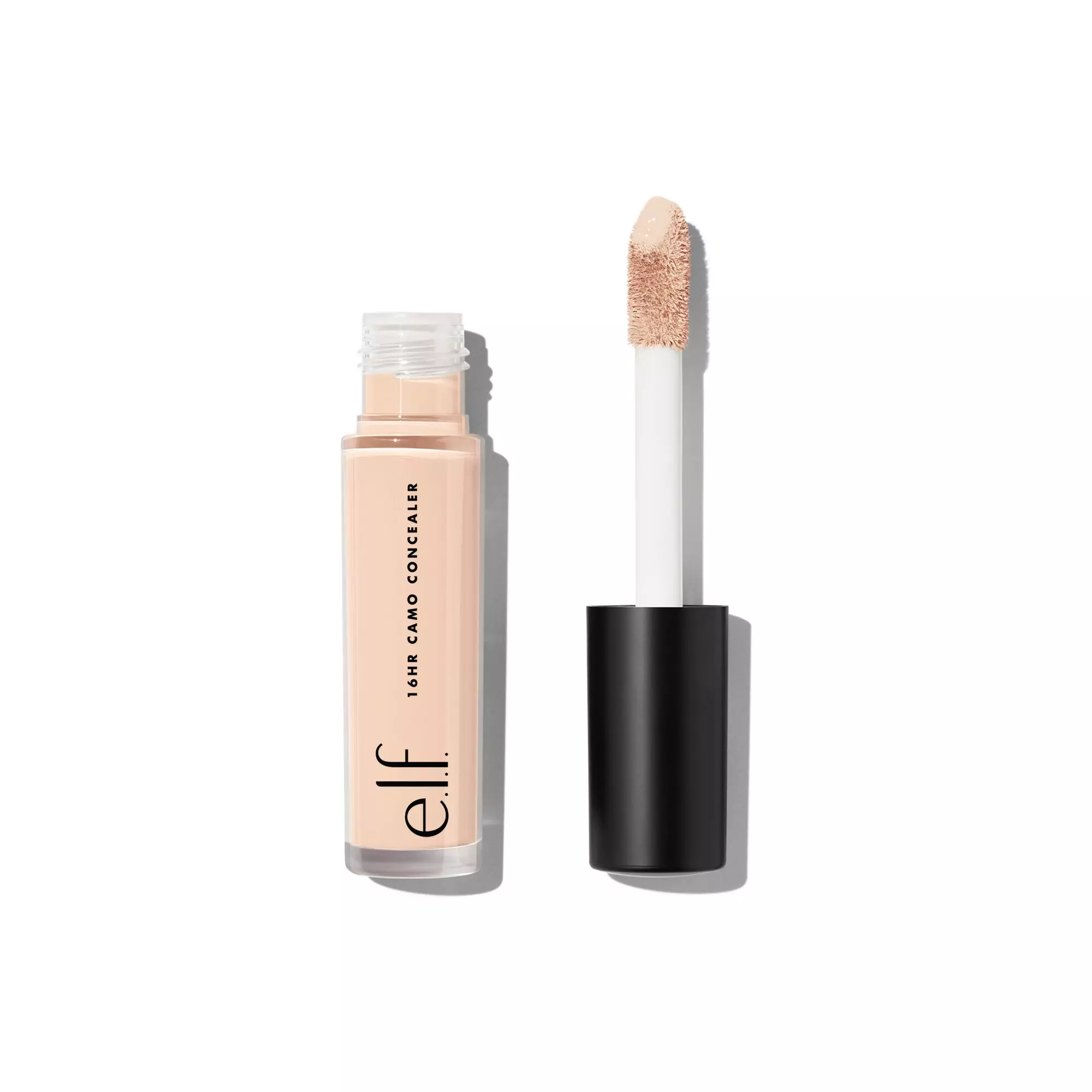 e.l.f. 16HR Camo Concealer, Full Coverage & Highly Pigmented, Matte Finish, Light Peach, 0.203 Fl Oz (6mL)