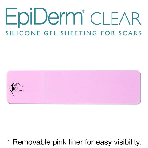 EpiDerm Clear Silicone Gel Sheeting For Scars
