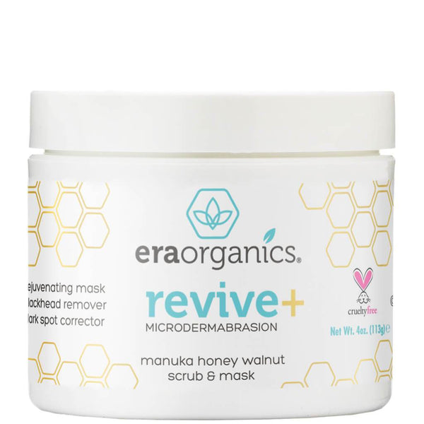 E.ra Organics Revive+ Microdermabrasion Manuka Honey Walnut Scrub & Mask