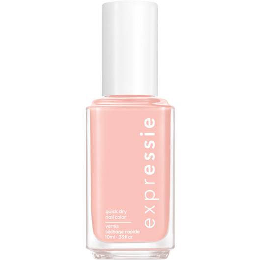essie expressie Quick-Dry Vegan Nail Polish, Crop Top and Roll, Slate Blue, 0.33 Ounce 1 Count (Pack of 1) 0 crop top & roll (Classic Pink)
