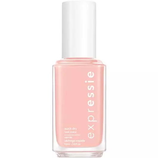 essie expressie Quick-Dry Vegan Nail Polish, Crop Top and Roll, Slate Blue, 0.33 Ounce 1 Count (Pack of 1) 0 crop top & roll (Classic Pink)