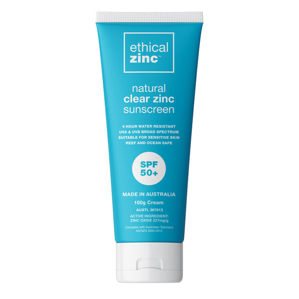 Ethical Zinc Natural Clear Zinc Sunscreen