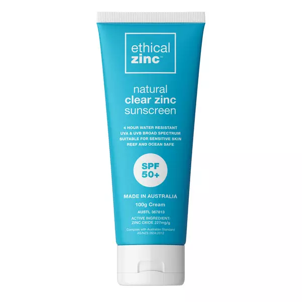 Ethical Zinc Natural Clear Zinc Sunscreen