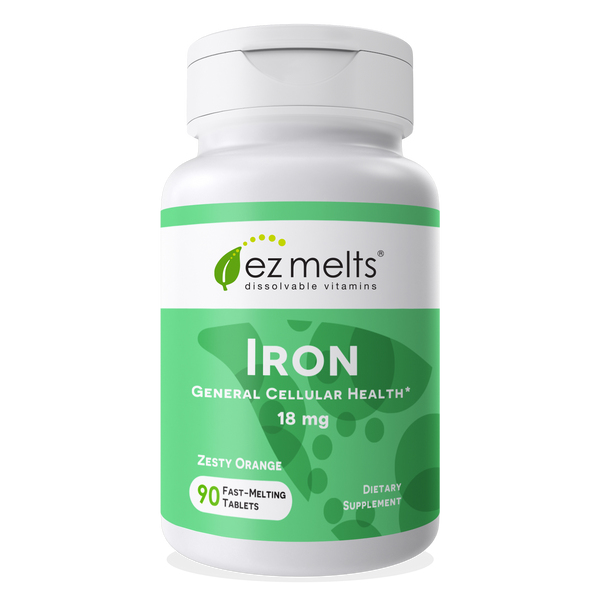 EZ Melts Iron Dissolvable Vitamins