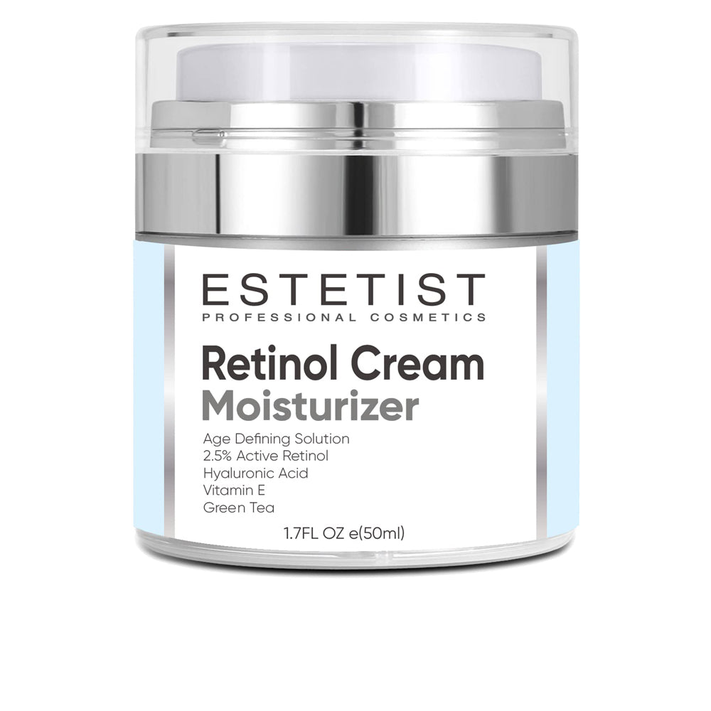 Face Moisturizer 2,5% Organic Retinol Cream with Hyaluronic Acid