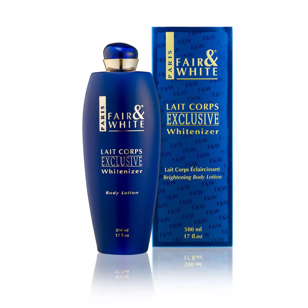 Fair and White Exclusive Skin Lightening Lotion - 17 Fl oz / 400ml - Dark Spots Cream, Uneven Skin Tone, with Shea Vitamin C