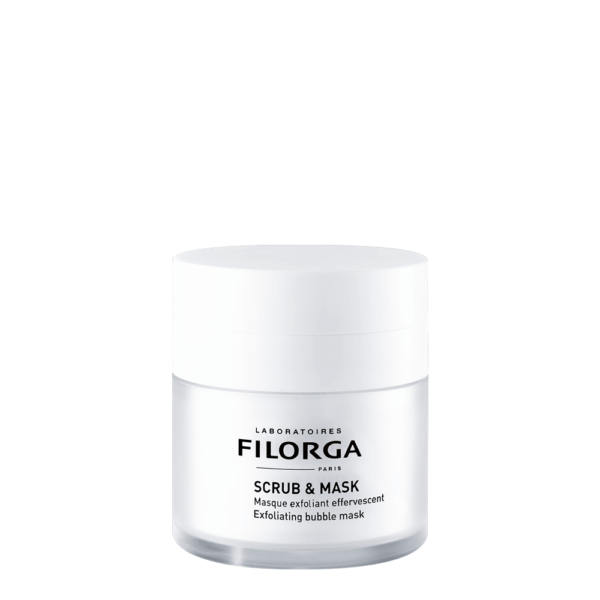 Filorga Scrub & Mask Exfoliating Bubble Face Mask, Textured Scrub Clears Dead Skin and Exfoliating Enzyme Tightens Pores for Complete Skin Care, 1.86 fl. oz.