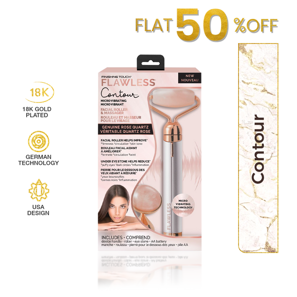 Finishing Touch Flawless Contour Vibrating Facial Roller & Massager