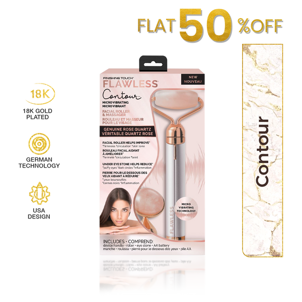 Finishing Touch Flawless Contour Vibrating Facial Roller & Massager