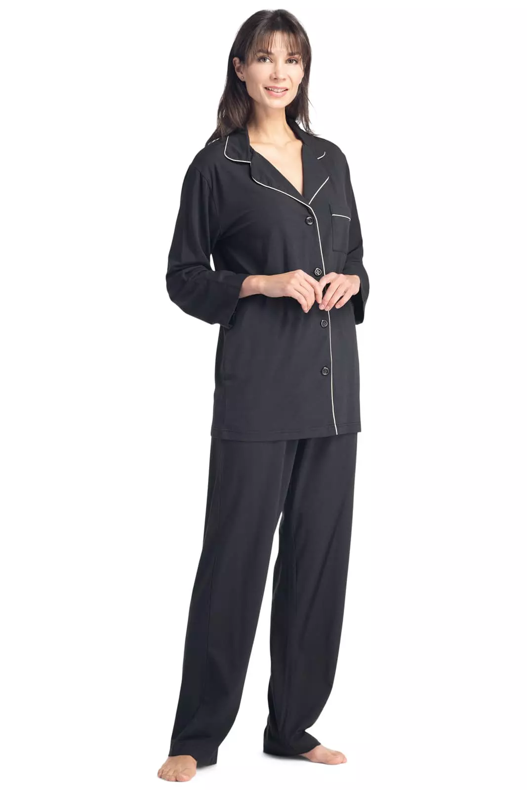 Fishers Finery EcoFabric Full Length Pajama Set