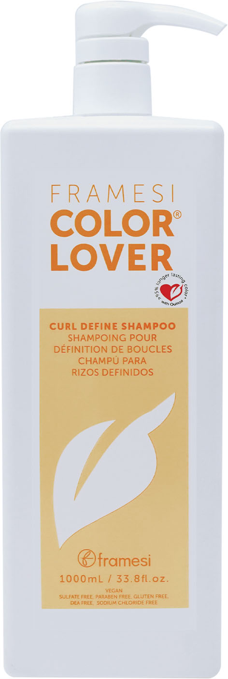 Framesi Color Lover Curl Define Shampoo, Shampoo for Curly Hair with Quinoa and Aloe Vera, Color Treated Hair 33.8 Fl Oz (Pack of 1)