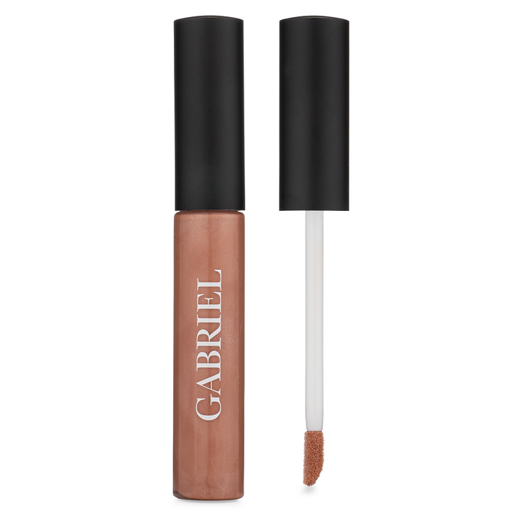 Gabriel Cosmetics Lipgloss (Diva - Nude/Cool Creme), Natural Lipgloss, Natural, Paraben Free, Vegan, Gluten-free,Cruelty-free, Non GMO, High performance and long lasting, Infused with Jojoba Seed Oil and Aloe, .27 fl oz.