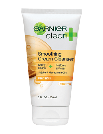 Garnier Clean+ Smoothing Cream Cleanser 