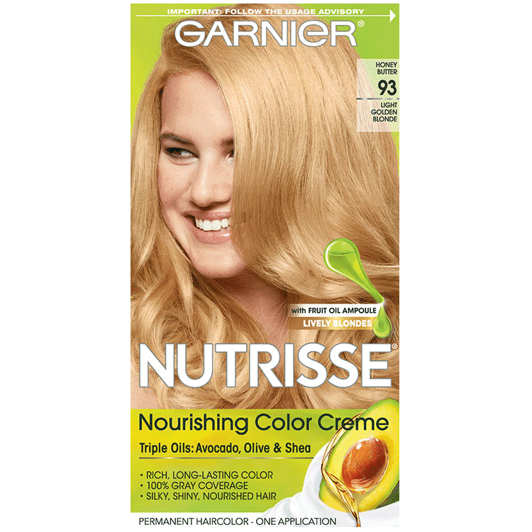 Garnier Hair Color Nutrisse Nourishing Creme, 63 Light Golden Brown