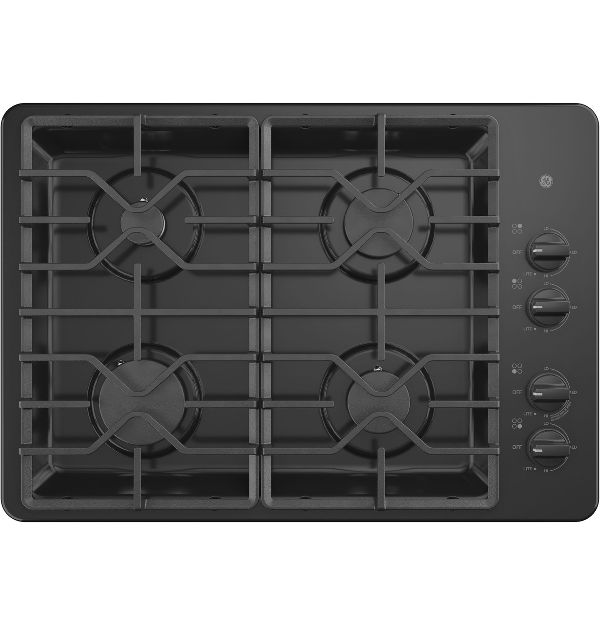 GE JGP3030DLBB 30 Inch Gas Cooktop with MAX System