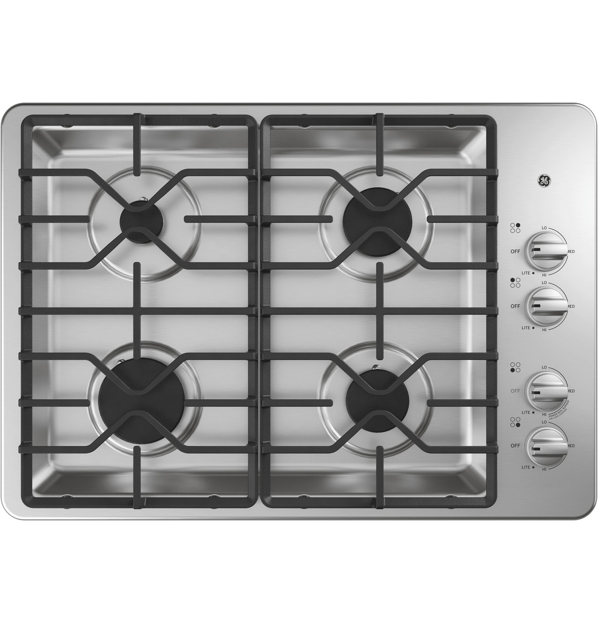 GE JGP3030SLSS 30 Inch Gas Cooktop with MAX System