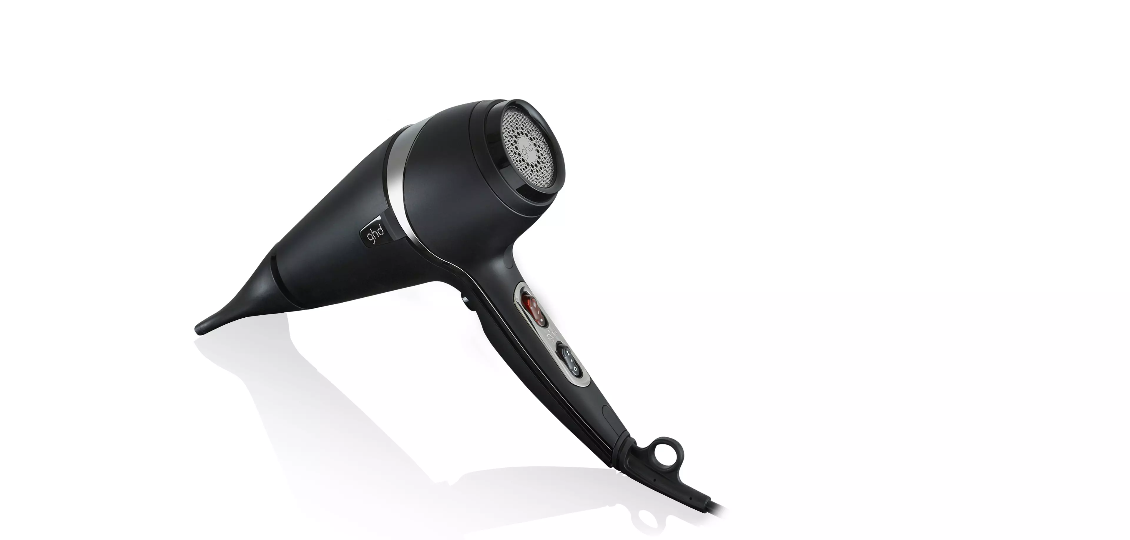 ghd Air 1600w Professional Hair Dryer, Powerful Professional Strength Blow Dryer, Ionic Portable Hair Dryer Black