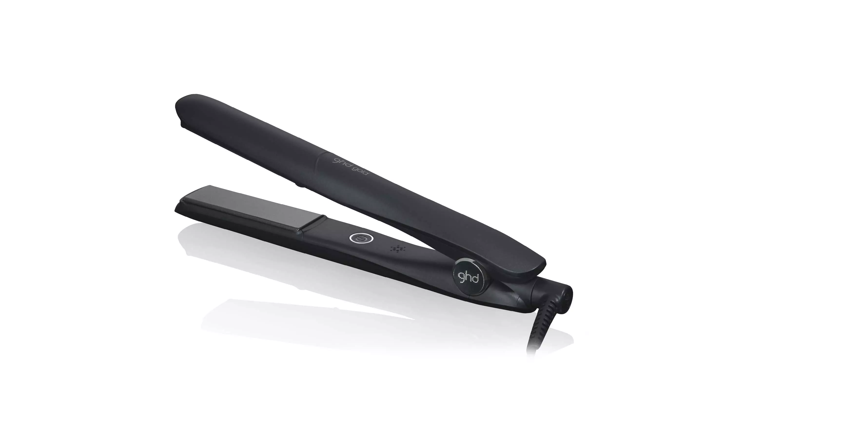 ghd Gold Styler - 1 inch Flat Iron, Hair Straightener, Ceramic Flat Iron, Professional Hair Styler Black