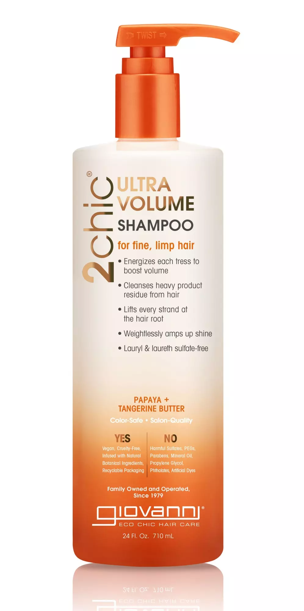 GIOVANNI 2chic Tangerine And Papaya Butter Ultra-Volume Shampoo