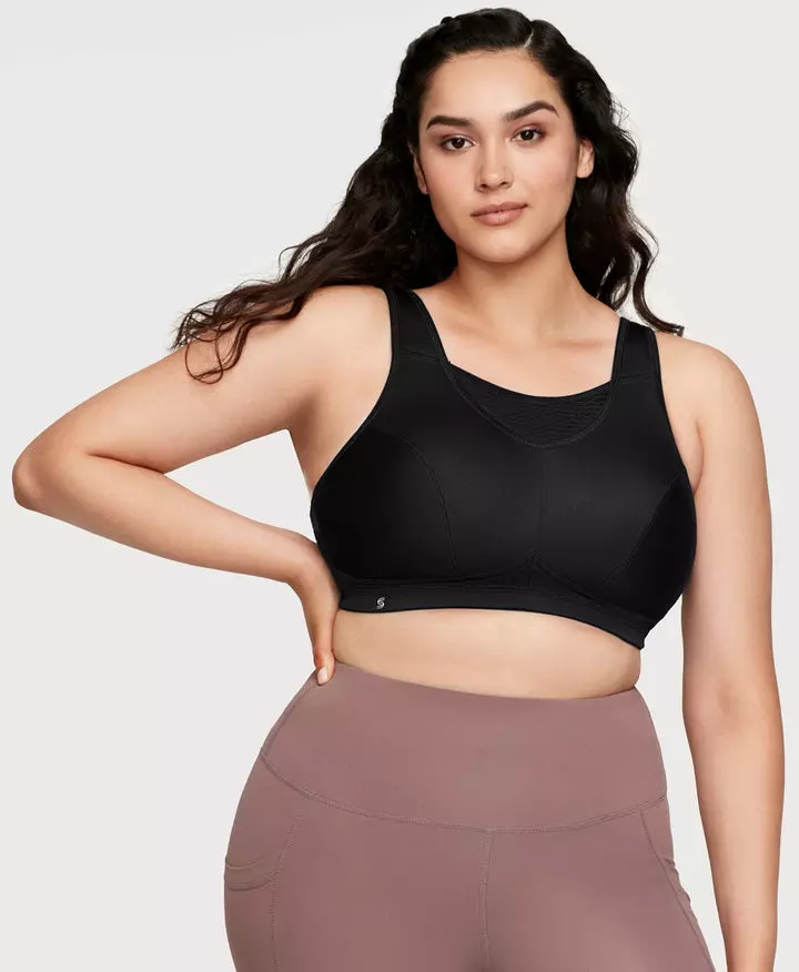 Glamorise Sports Bra With Back Hooks