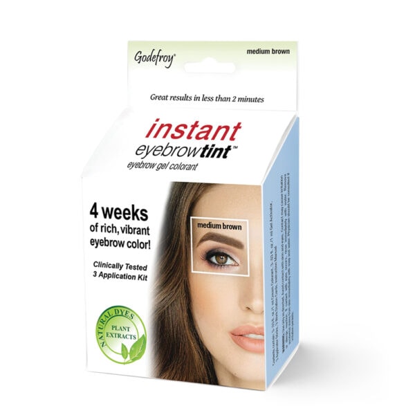 Godefroy Instant Eyebrow Tint Permanent Eyebrow Color Kit