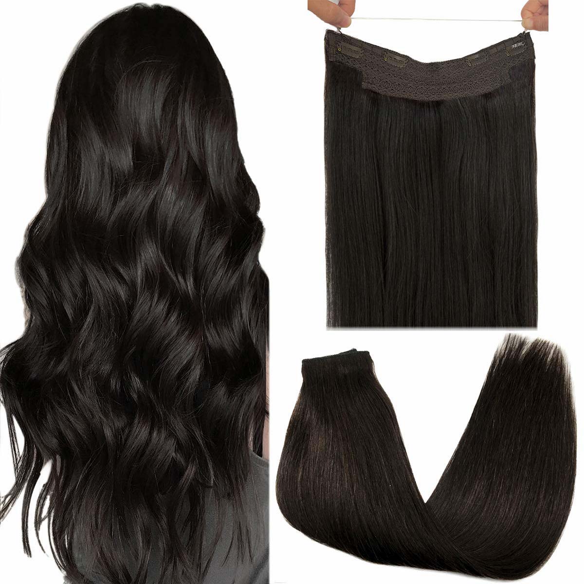 GOO GOO Halo Human Hair Extensions