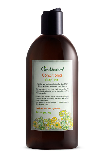 Gray Hair Conditioner | Gray Hair Treatment | Just Natural Hair Care | Natural Conditioner Just Nutritive | 16 Oz
