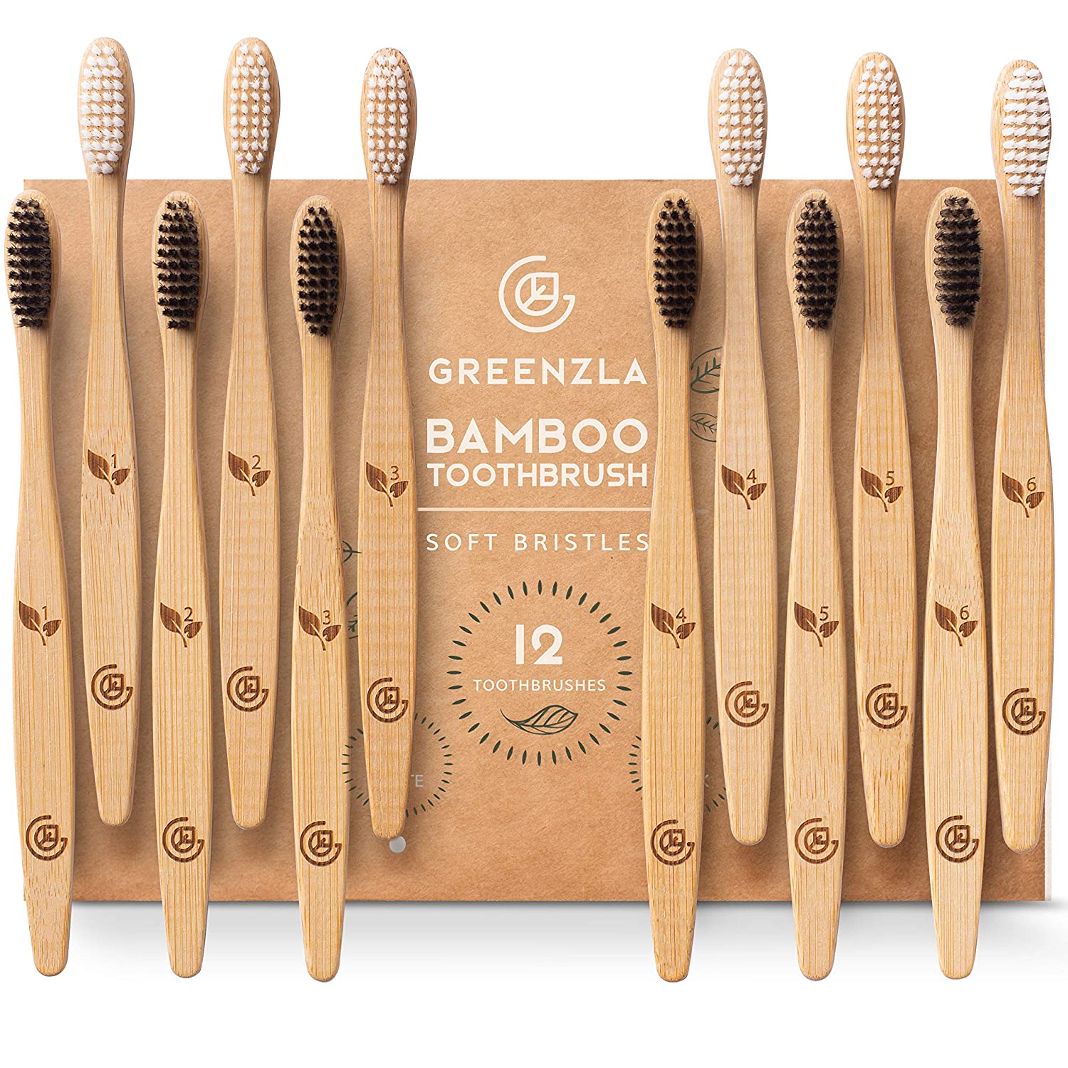 GREENZLA Bamboo Toothbrush