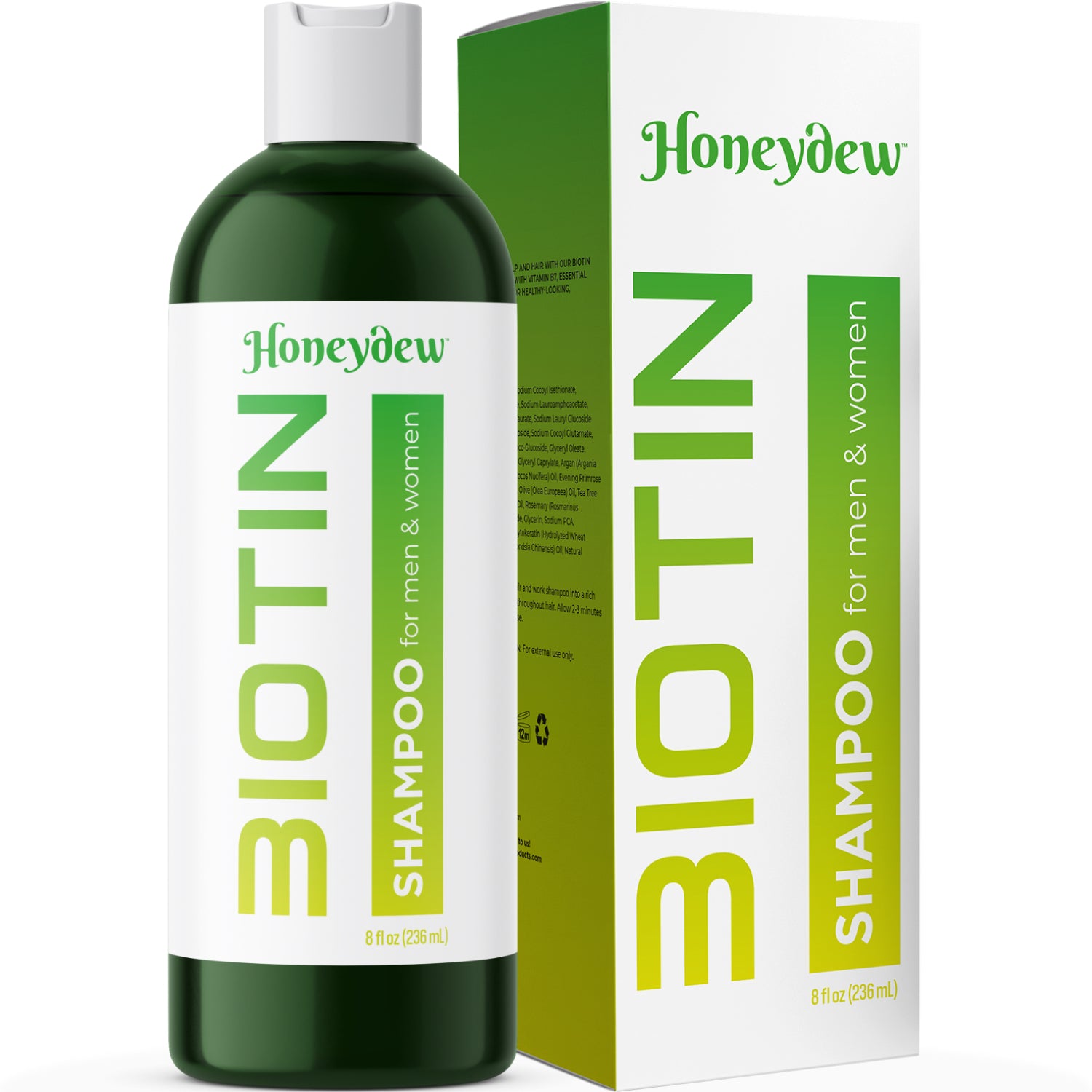 Hair Regrowth and Anti Hair Loss Shampoo 16 fl oz, with DHT blockers- Daily Hydrating, Detoxifying, Volumizing Shampoo For Men and Women