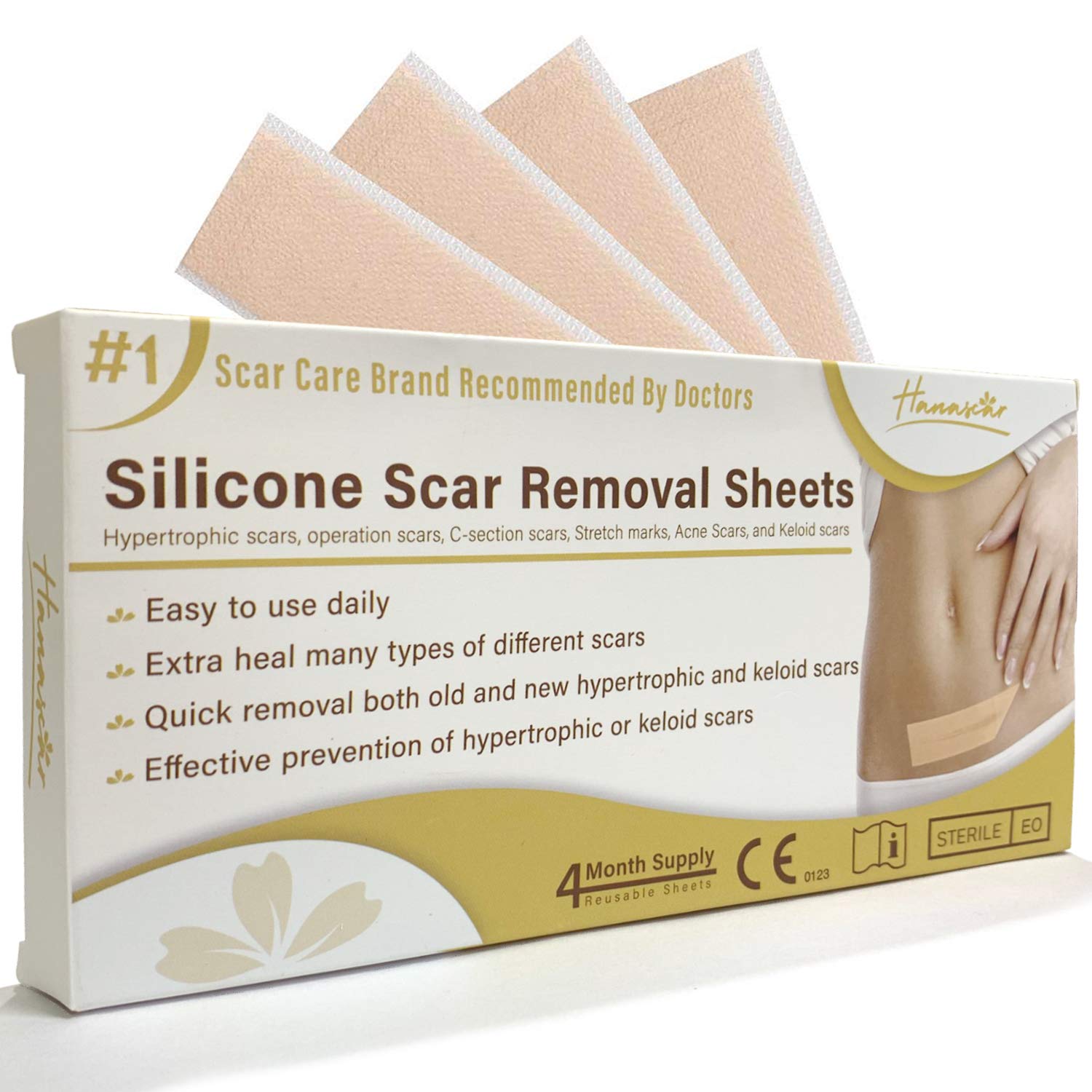 Hanscar Silicone Scar Removal Sheets