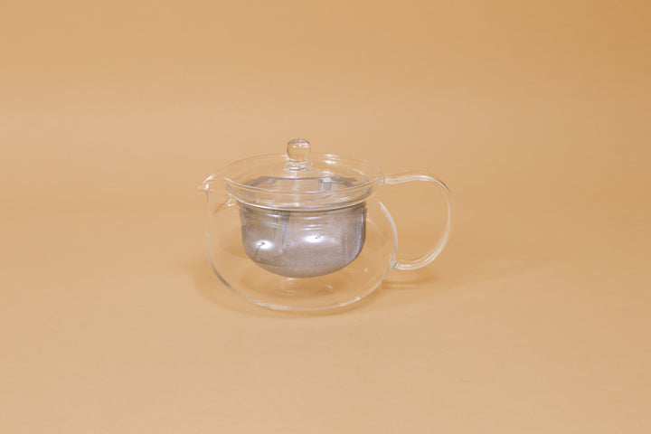 Hario 'ChaCha Kyusu Maru' Teapot Heatproof Glass Teapot 700 mL