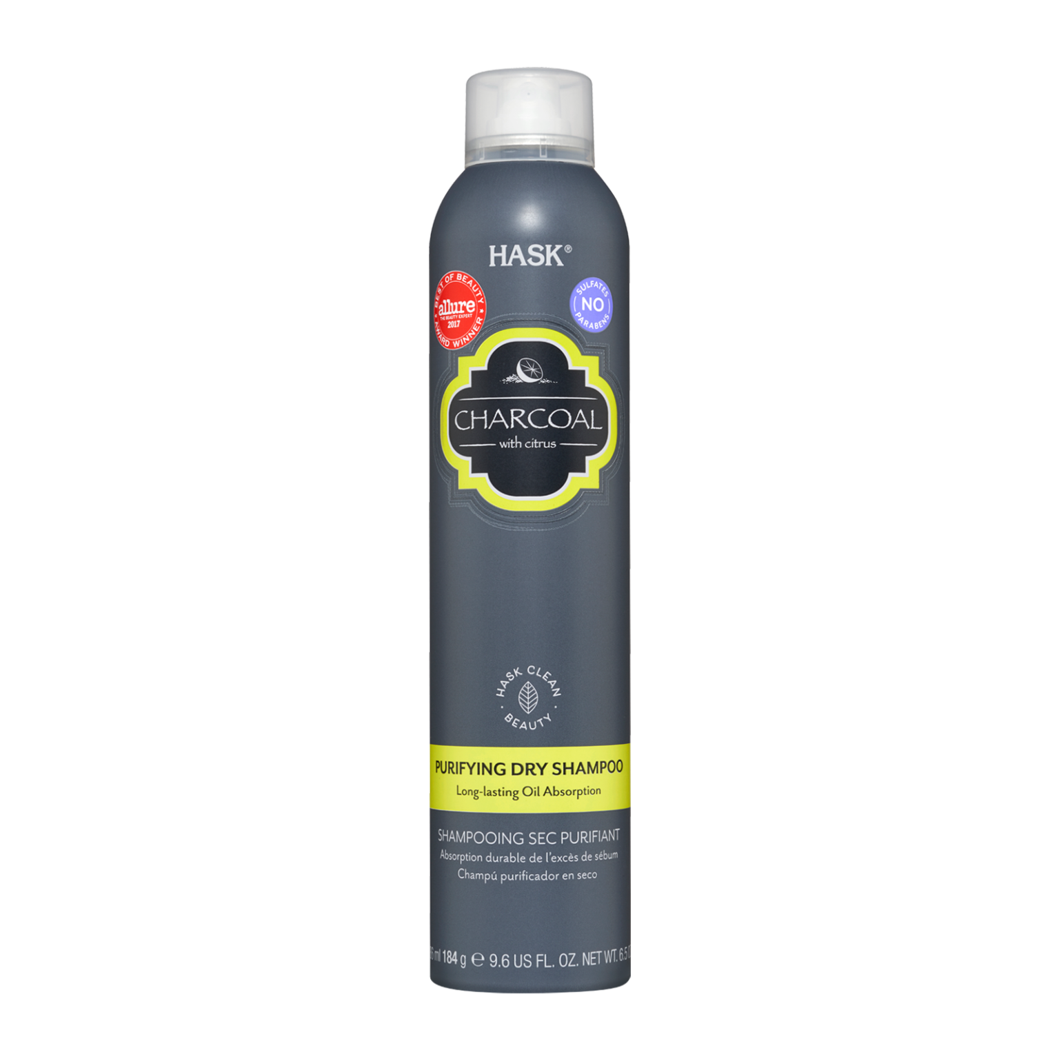 Hask Charcoal With Citrus Purifying Dry Shampoo
