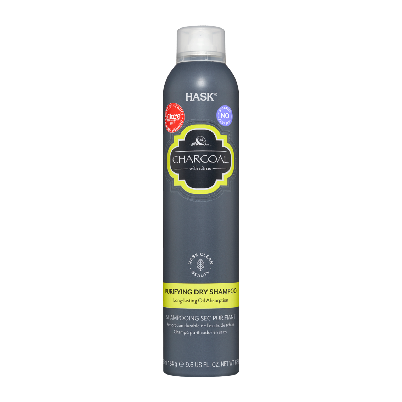 Hask Charcoal With Citrus Purifying Dry Shampoo