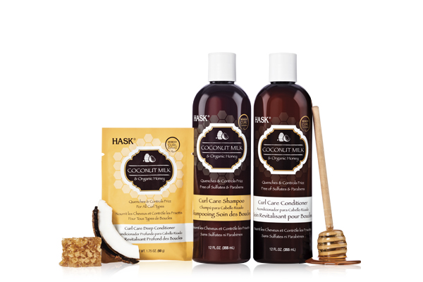 HASK Coconut Milk & Organic Honey Curl Care Shampoo & Conditioner