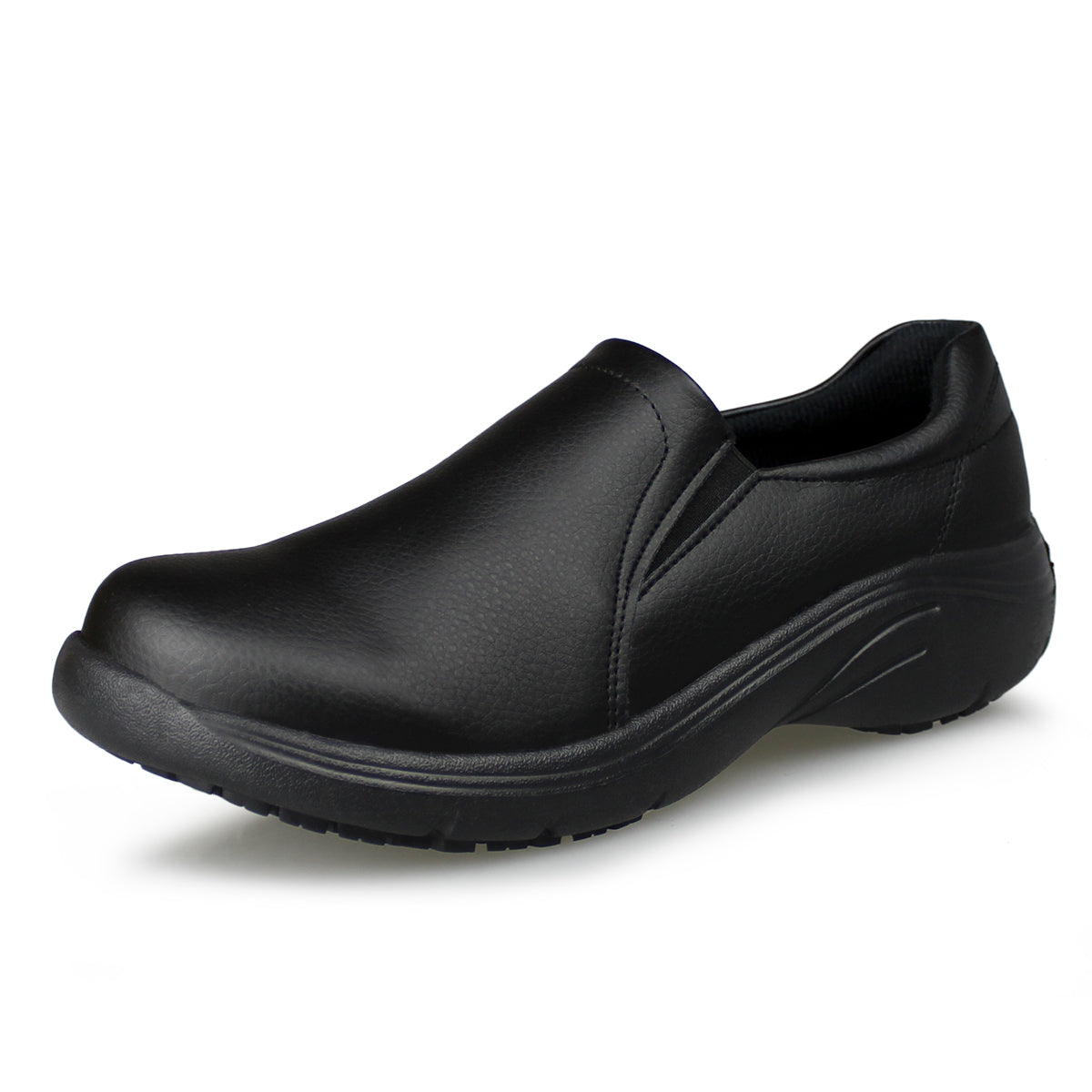 Hawkwell Women’s Slip-Resistant Leather Medical Shoes