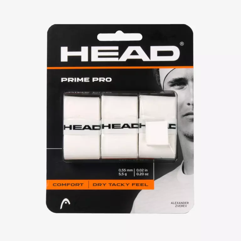 Head Prime Pro Tennis Racket Overgrip Tape