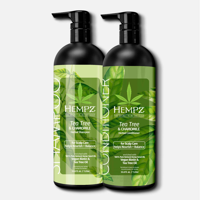 Hempz Pure Herbal Extracts Original Herbal Shampoo And Conditioner