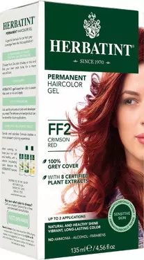 Herbatint Permanent Hair Color Gel – Flash Fashion Crimson Red