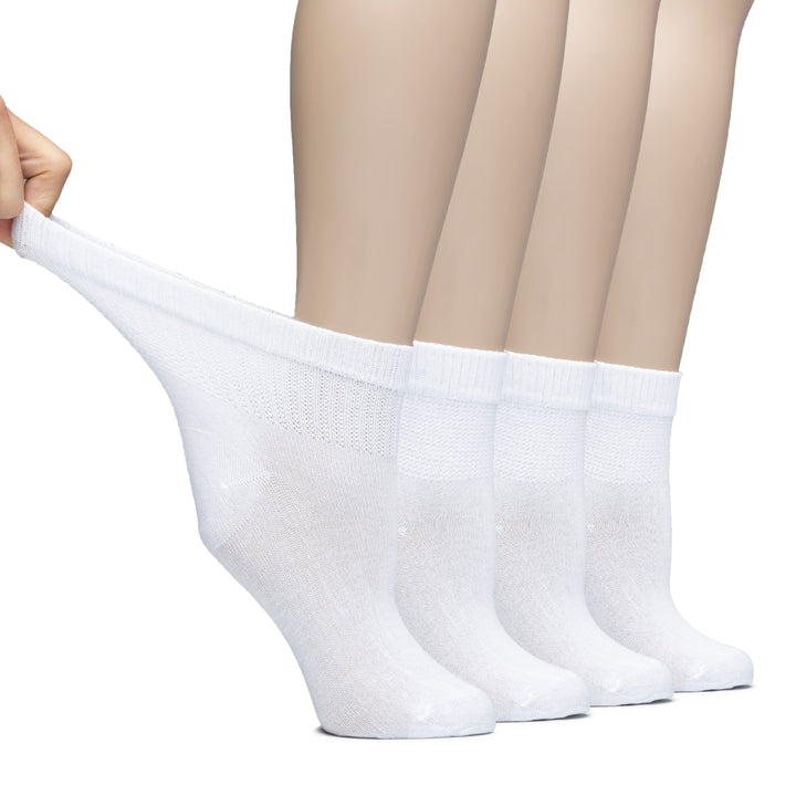 Hugh Ugoli Women’s Ankle Length Non-Binding Bamboo Socks