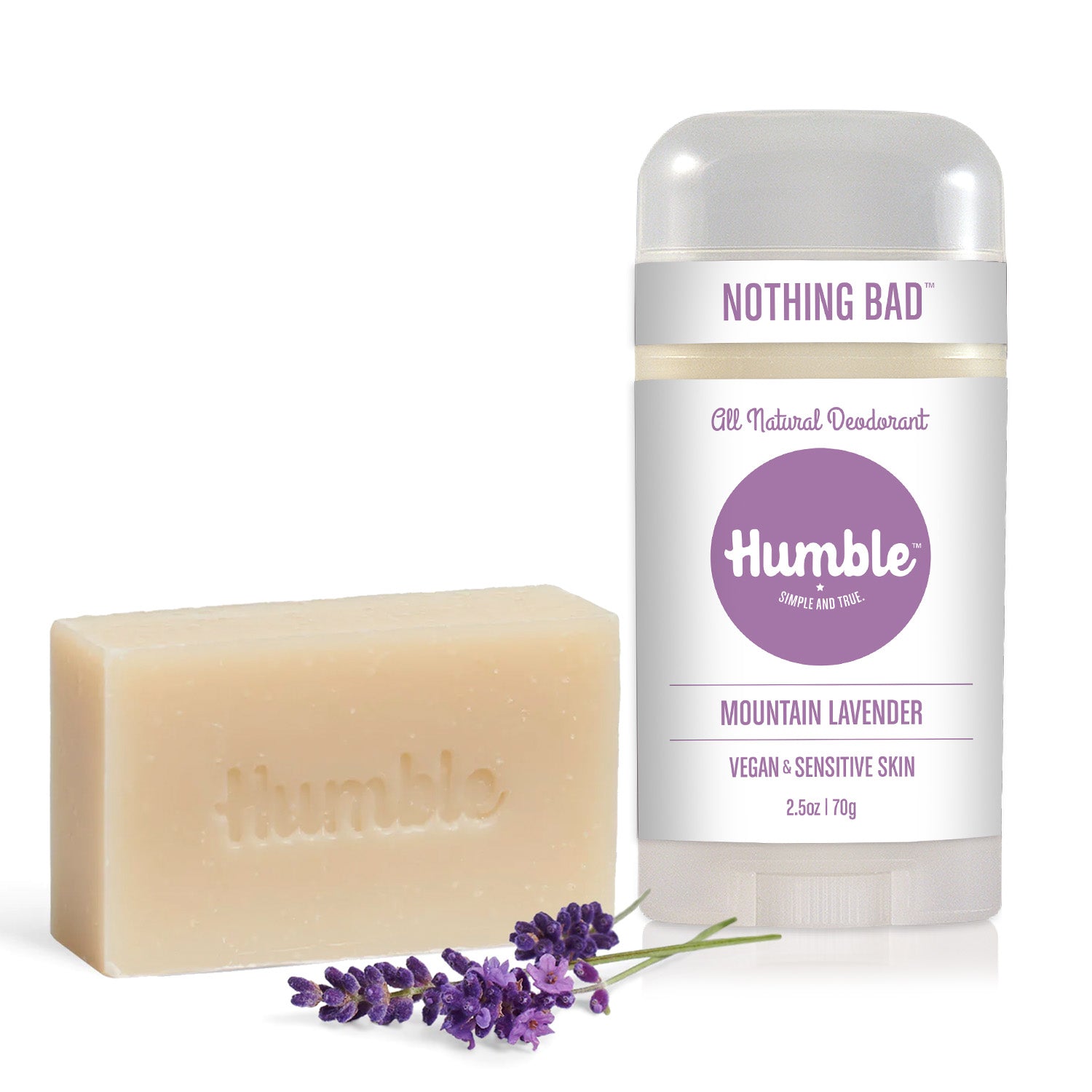 Humble Nothing Bad All Natural Deodorant – Mountain Lavender