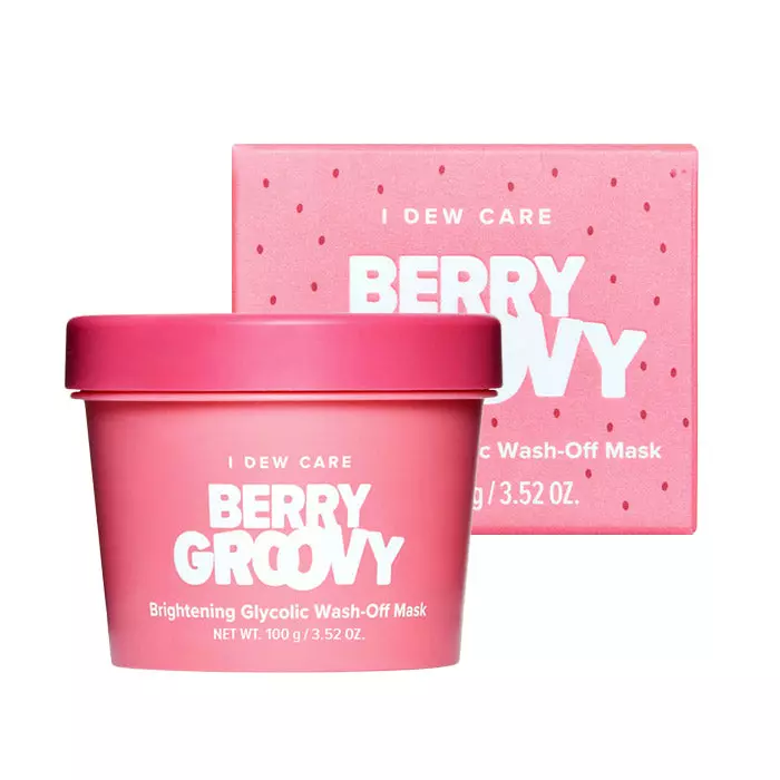 I Dew Care Berry Groovy Brightening Glycolic Wash-Off Mask