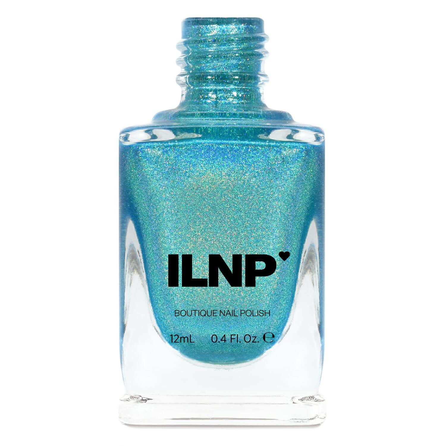 ILNP Holographic Boutique Nail Lacquer - Vivid Turquoise