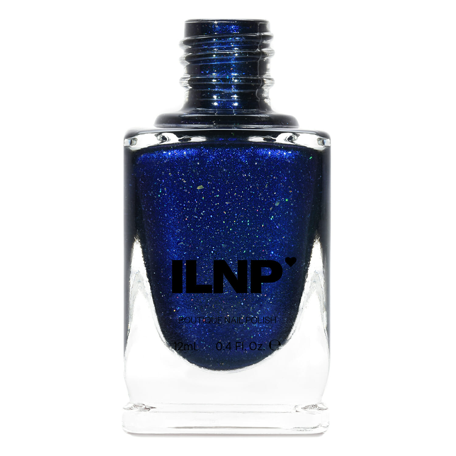 ILNP Looking Up - Midnight Blue Holographic Nail Polish Blue