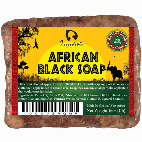 Incredible By Nature African Black Soap
