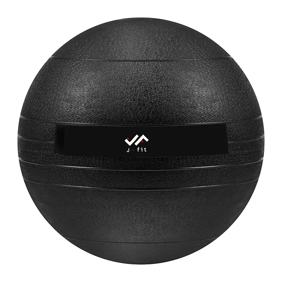 JFIT Dead Weight Slam Ball for Strength and Conditioning WODs, Plyometric and Core Training, and Cardio Workouts Classic Black 15 LB